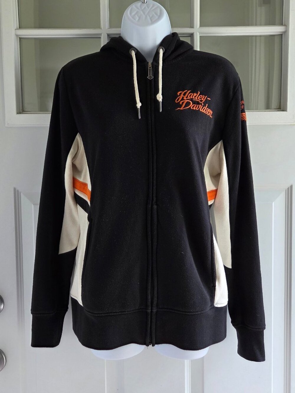 Harley Davidson Full Zip Hoodie | Sz. Medium